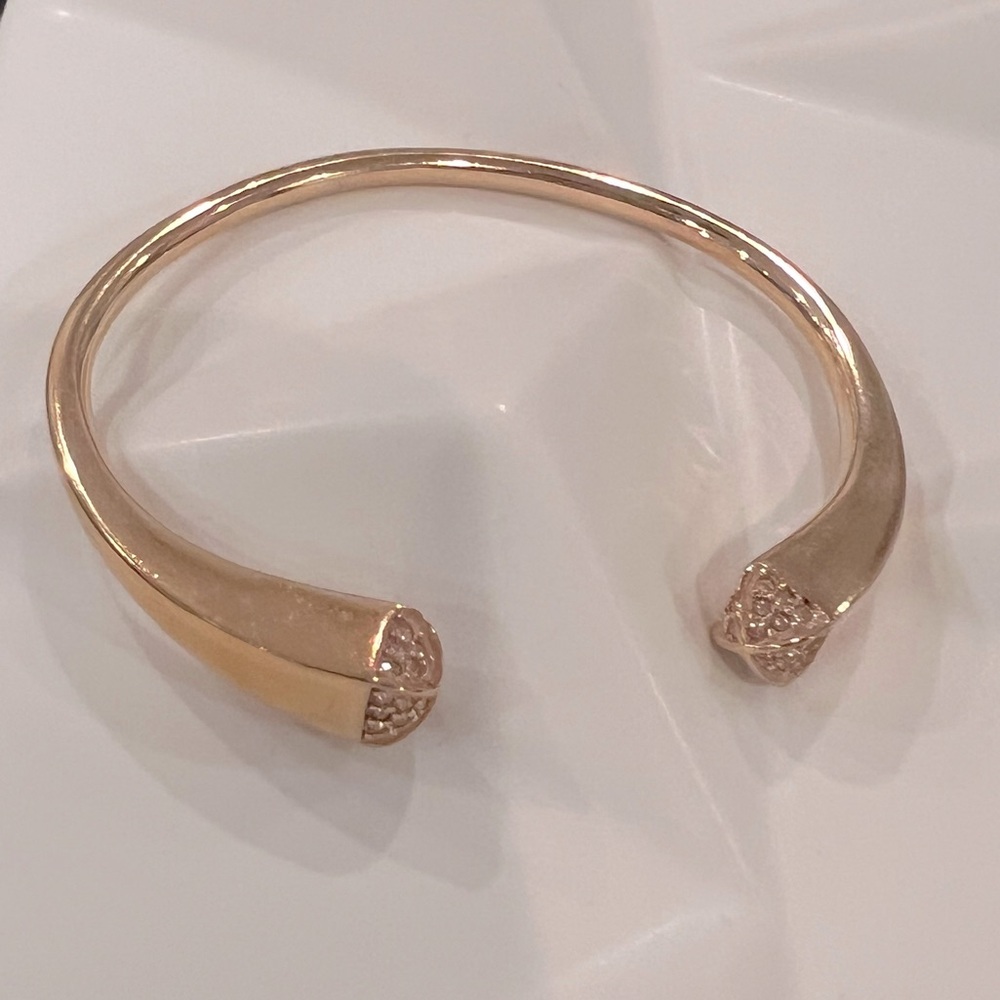 Michael Kors Open Cuff Bracelet in Rose Gold